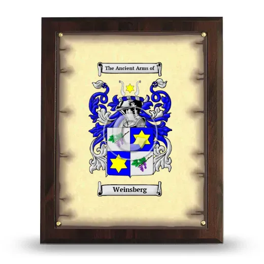 Weinsberg Coat of Arms Plaque