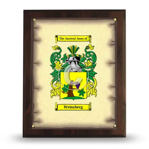 Weinsberg Coat of Arms Plaque