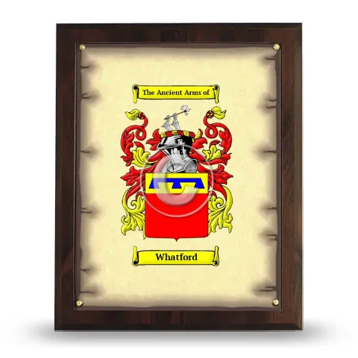 Whatford Coat of Arms Plaque