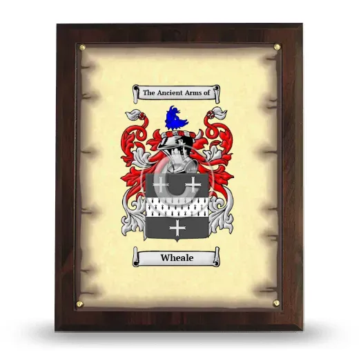 Wheale Coat of Arms Plaque