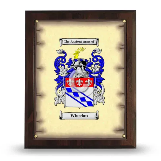Wheelan Coat of Arms Plaque
