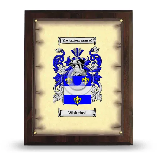 Whitched Coat of Arms Plaque
