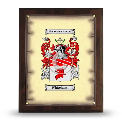 Whitehurst Coat of Arms Plaque