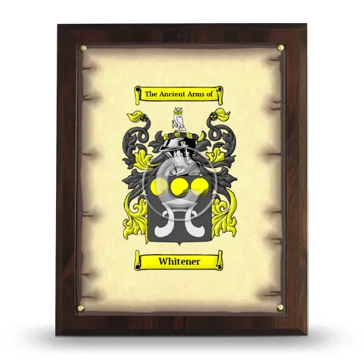 Whitener Coat of Arms Plaque
