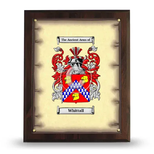 Whittall Coat of Arms Plaque