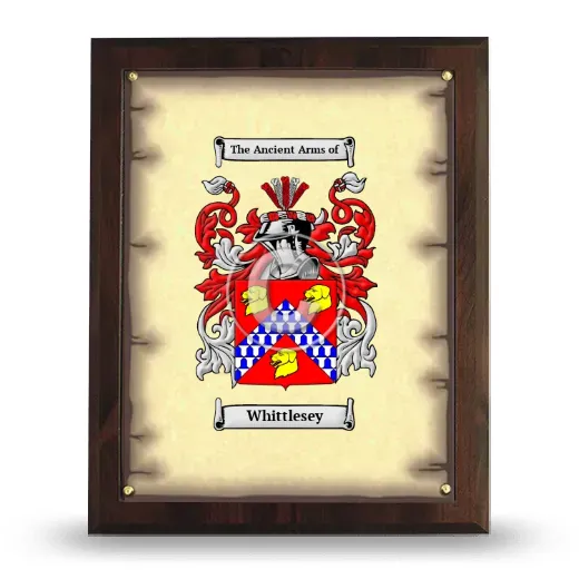 Whittlesey Coat of Arms Plaque