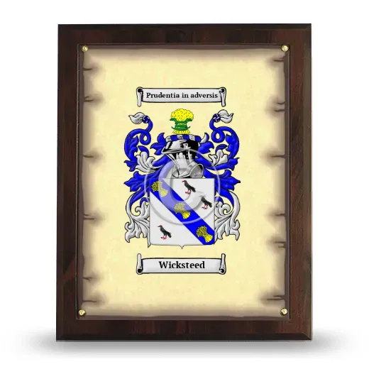 Wicksteed Coat of Arms Plaque