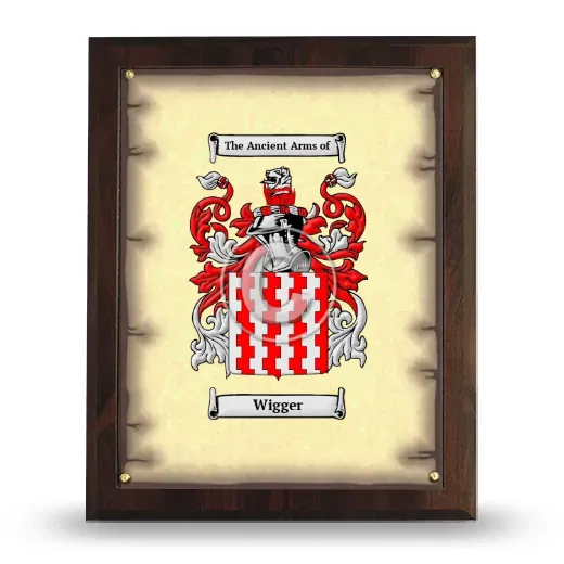 Wigger Coat of Arms Plaque