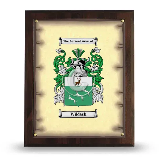 Wildash Coat of Arms Plaque