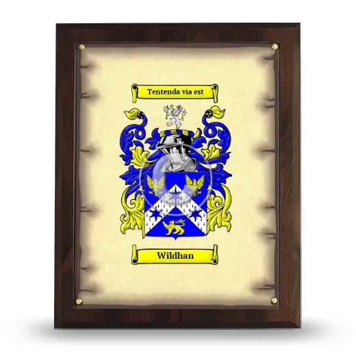 Wildhan Coat of Arms Plaque