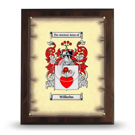 Wilhelm Coat of Arms Plaque