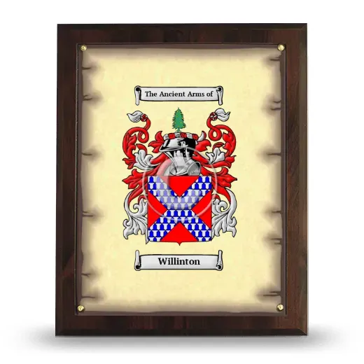 Willinton Coat of Arms Plaque