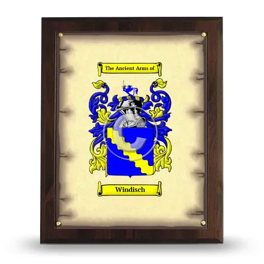 Windisch Coat of Arms Plaque