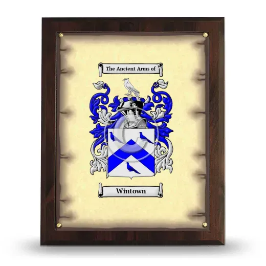 Wintown Coat of Arms Plaque