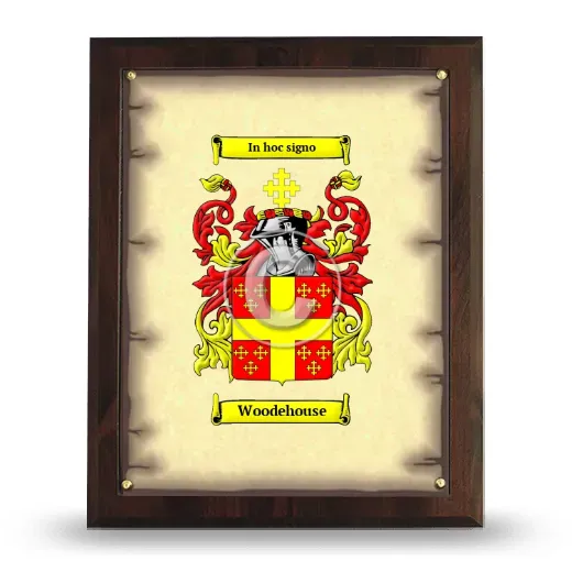 Woodehouse Coat of Arms Plaque