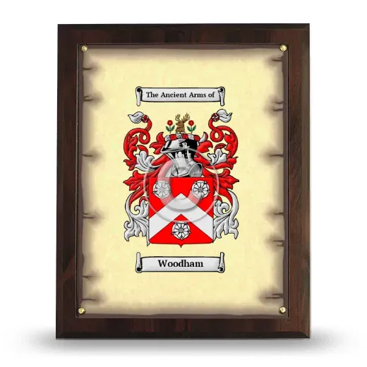 Woodham Coat of Arms Plaque