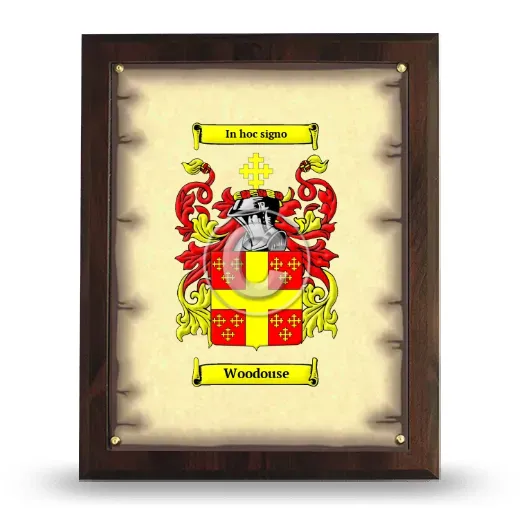 Woodouse Coat of Arms Plaque