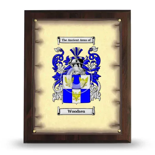 Woodsen Coat of Arms Plaque
