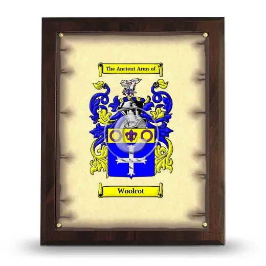 Woolcot Coat of Arms Plaque