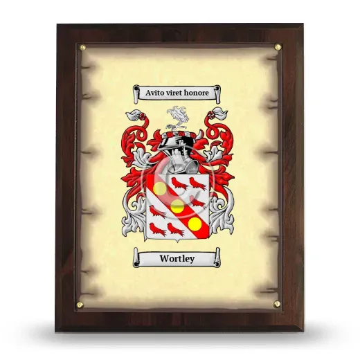 Wortley Coat of Arms Plaque