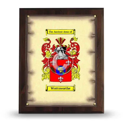 Wottsworthe Coat of Arms Plaque