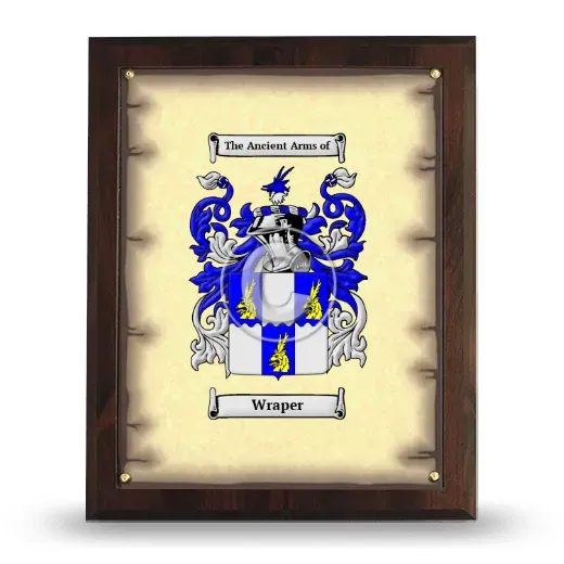 Wraper Coat of Arms Plaque