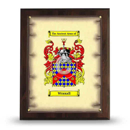 Wraxall Coat of Arms Plaque