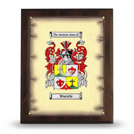 Wurstle Coat of Arms Plaque