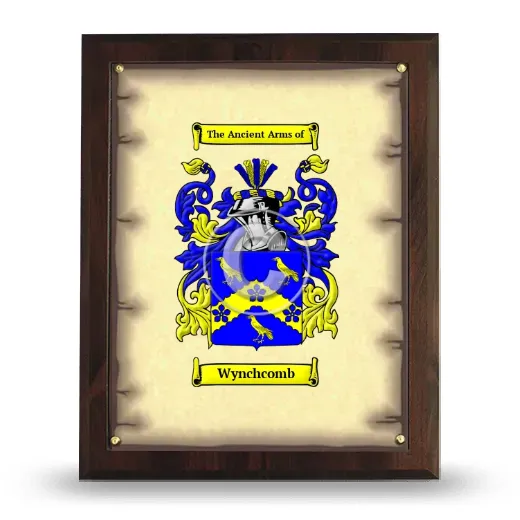 Wynchcomb Coat of Arms Plaque