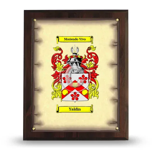 Yaldin Coat of Arms Plaque