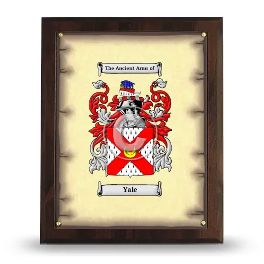 Yale Coat of Arms Plaque