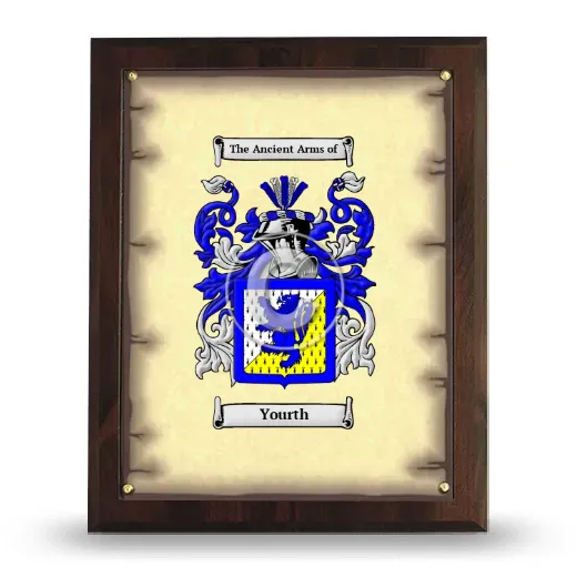 Yourth Coat of Arms Plaque
