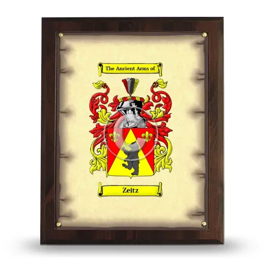 Zeitz Coat of Arms Plaque