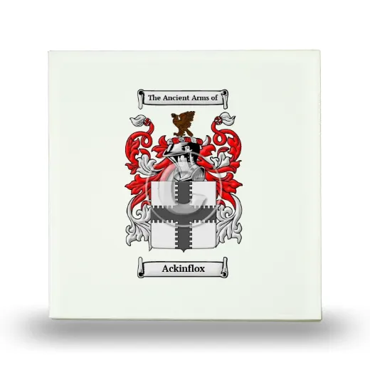 Ackinflox Small Ceramic Tile with Coat of Arms