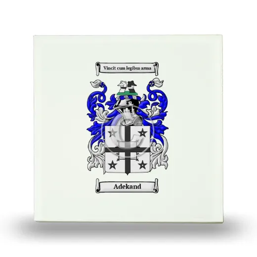 Adekand Small Ceramic Tile with Coat of Arms