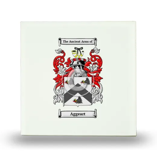 Aggeart Small Ceramic Tile with Coat of Arms