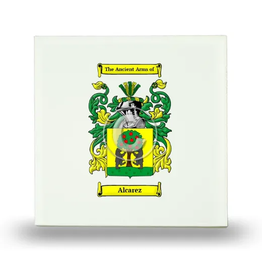 Alcarez Small Ceramic Tile with Coat of Arms