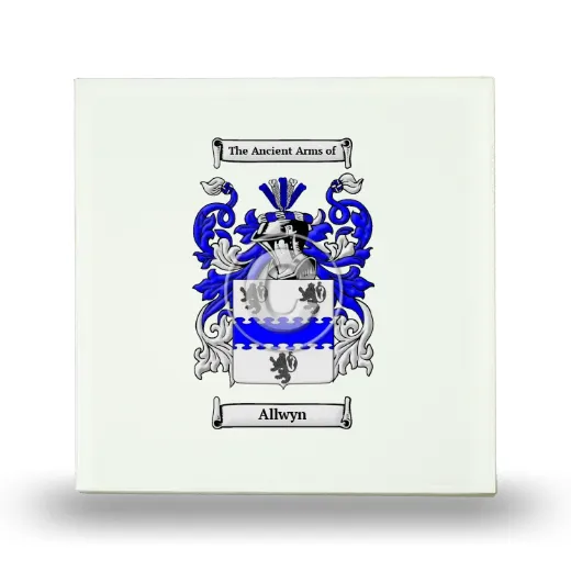 Allwyn Small Ceramic Tile with Coat of Arms