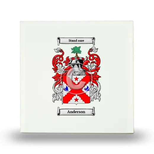 Small Ceramic Tile with Coat of Arms