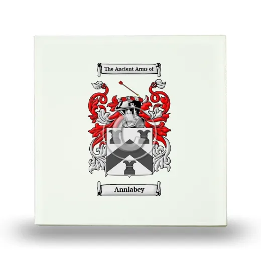 Annlabey Small Ceramic Tile with Coat of Arms