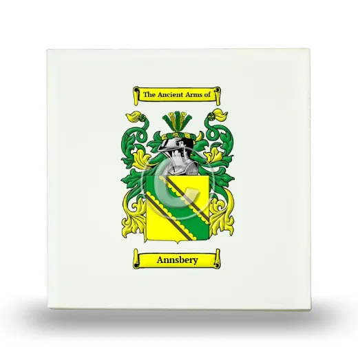 Annsbery Small Ceramic Tile with Coat of Arms