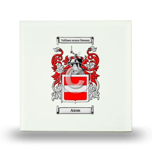 Axon Small Ceramic Tile with Coat of Arms
