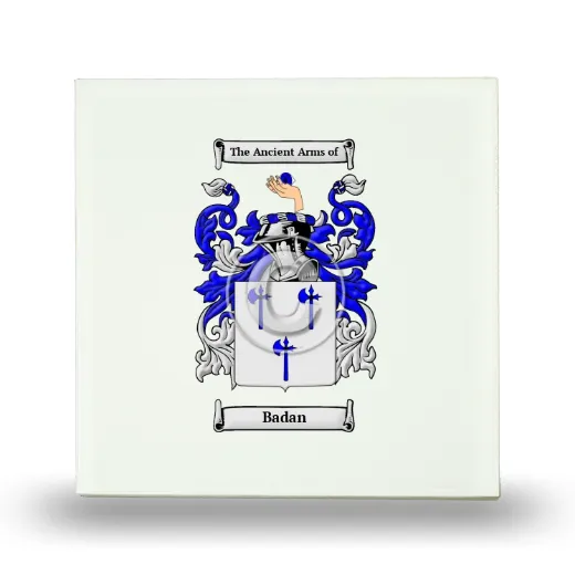 Badan Small Ceramic Tile with Coat of Arms