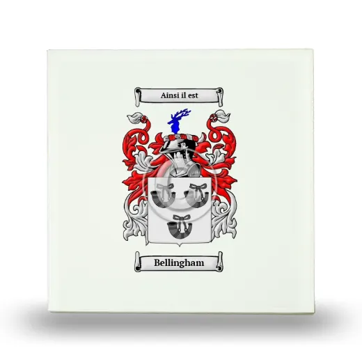 Bellingham Small Ceramic Tile with Coat of Arms