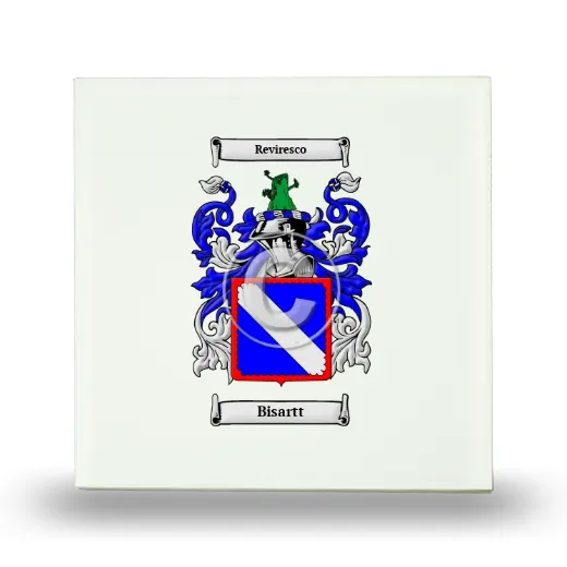 Bisartt Small Ceramic Tile with Coat of Arms
