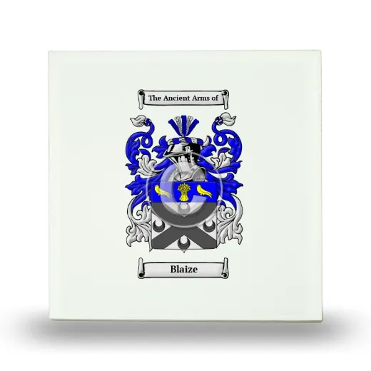 Blaize Small Ceramic Tile with Coat of Arms