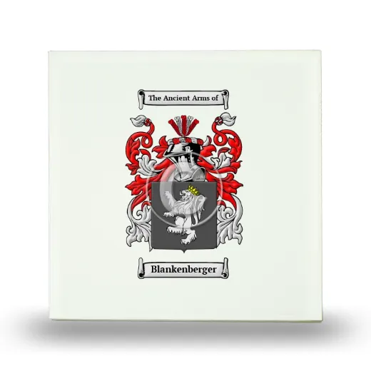 Blankenberger Small Ceramic Tile with Coat of Arms
