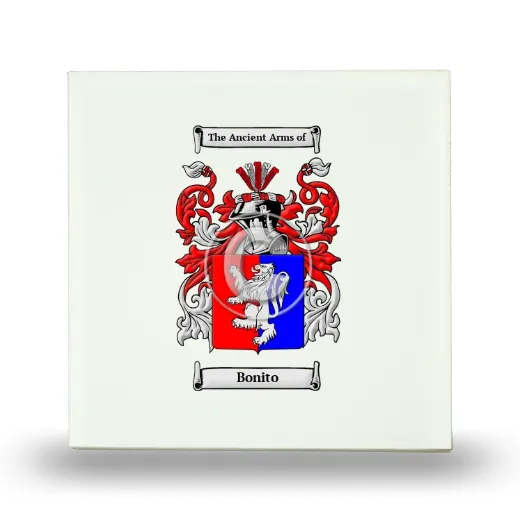 Bonito Small Ceramic Tile with Coat of Arms
