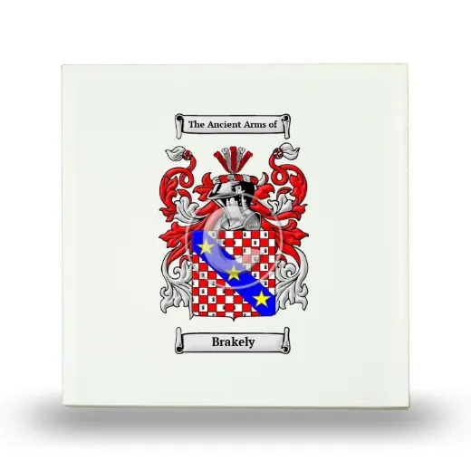 Brakely Small Ceramic Tile with Coat of Arms