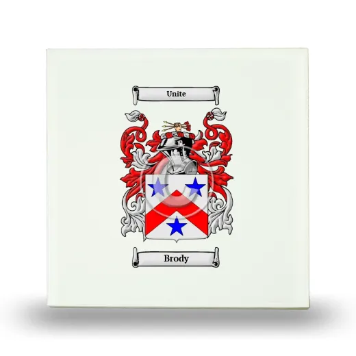 Brody Small Ceramic Tile with Coat of Arms